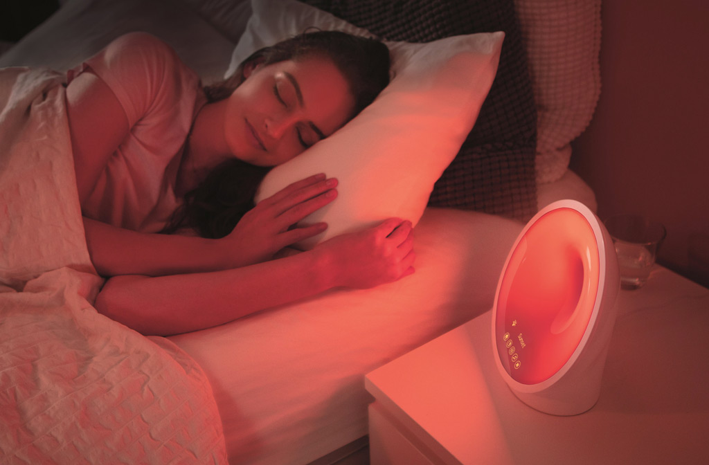 Basis Wake-up Light met touch control en een lichtkleur