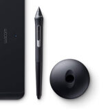 Tekentablet stylus en puck